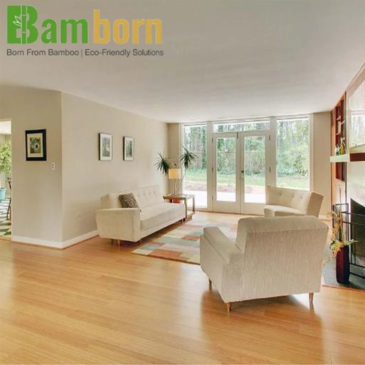 Multifunction Carbonized Natural 100% Pure Bamboo Wood Floor high quality